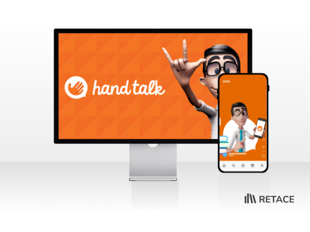 Logo e avatar do Handtalk